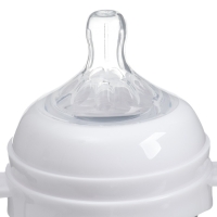 Бутылочка для кормления &Oslash;50 ШГ 120 мл., стекло, цвет белый