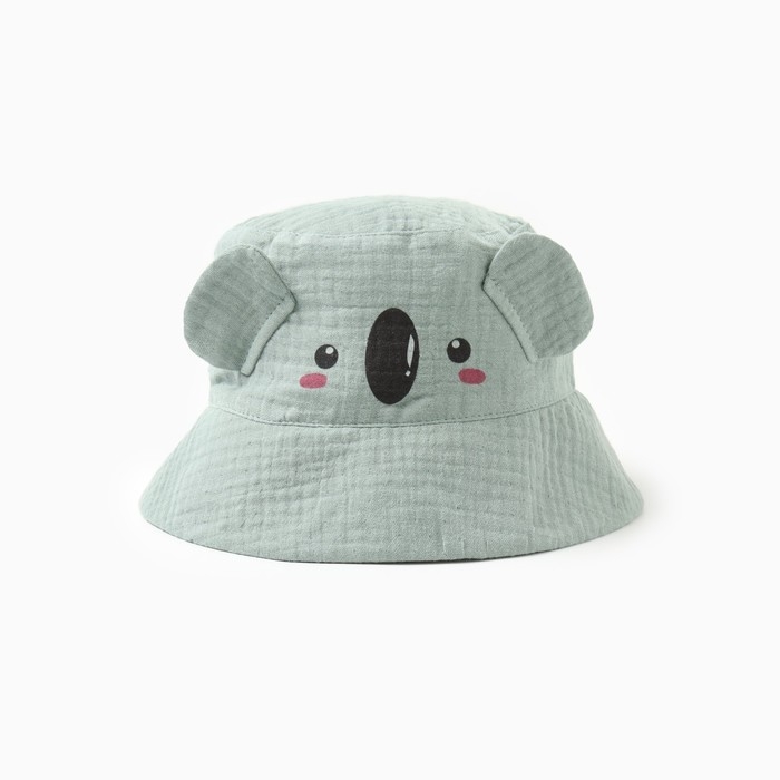 Панама детская, цвет темно-зеленый, размер 48 Панама детская, цвет темно-зеленый, размер 48