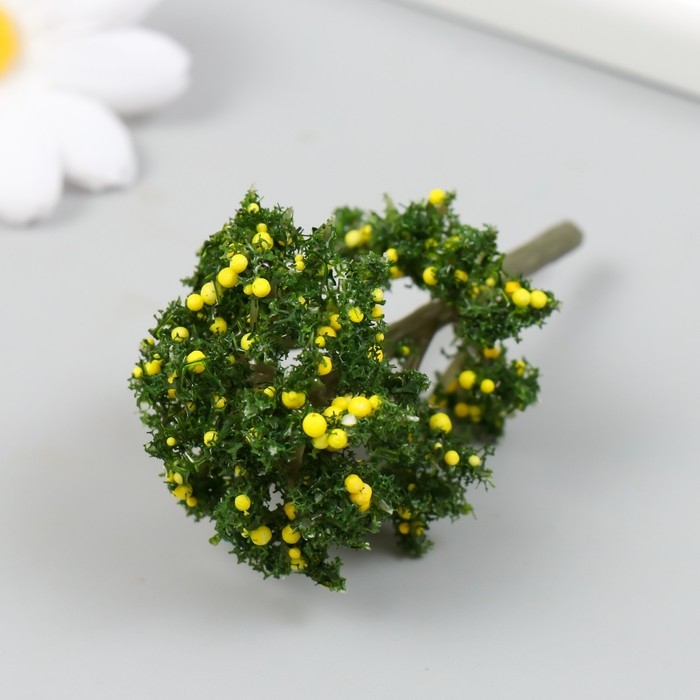 Искусственное растение для творчества пластик "Лимонное дерево" 7 см