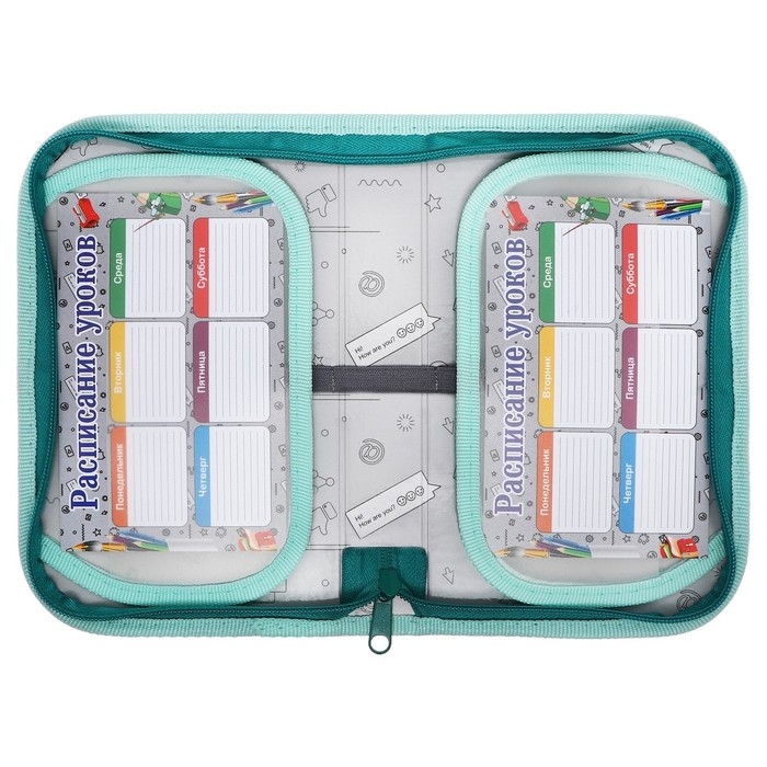 Пенал 1 секция, 130 х 210 х 40 мм, 2 откидные планки, тканевый, Calligrata TOP, Content Пенал 1 секция, 130 х 210 х 40 мм, 2 откидные планки, тканевый, Calligrata TOP, Content "Тропики"