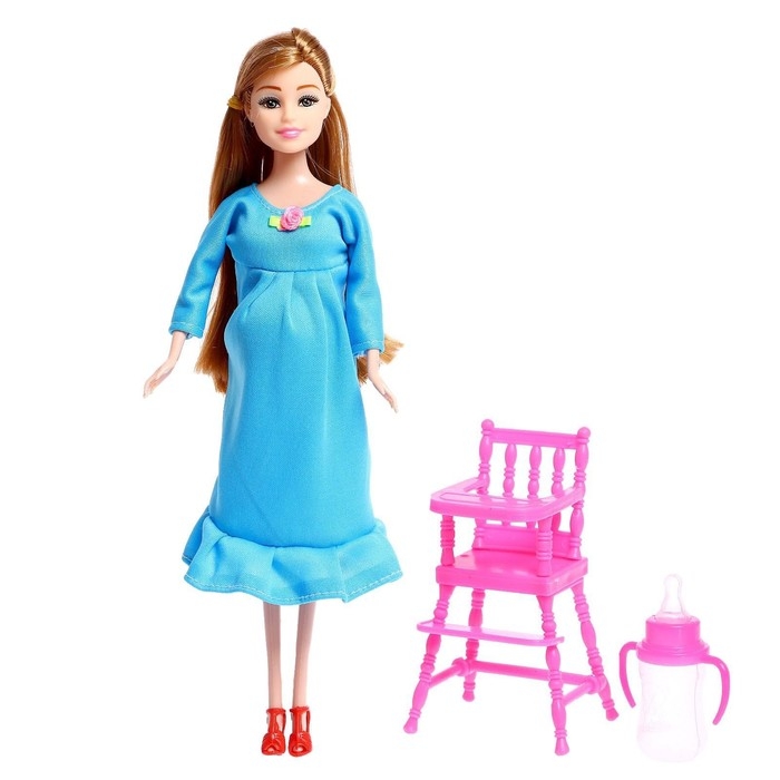 Кукла-модель &laquo;Наташа&raquo; беременная, с аксессуарами, МИКС