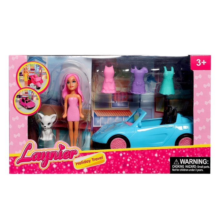 Кукла малышка &laquo;Модница&raquo;, с набором аксессуаров, МИКС