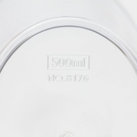 Стакан мерный, 500 мл, 16×9,7×11 см, цвет прозрачный Стакан мерный, 500 мл, 16×9,7×11 см, цвет прозрачный