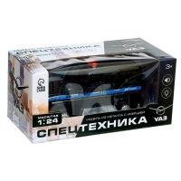 Машина металлическая «УАЗ Hunter. Полиция», инерционная, 1:24, световые и звуковые эффекты, цвет чёрный Машина металлическая «УАЗ Hunter. Полиция», инерционная, 1:24, световые и звуковые эффекты, цвет чёрный