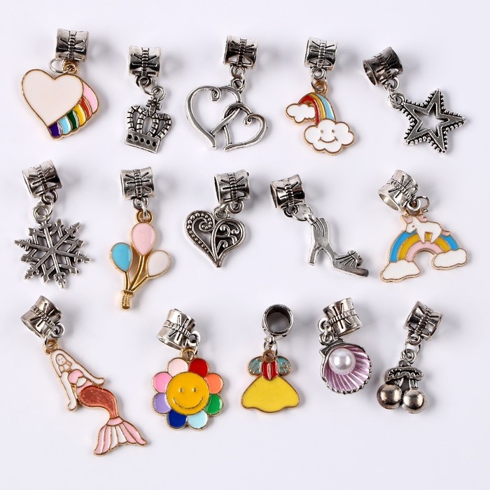 Набор для создания детской бижутерии в шкатулке &laquo;Яркая радость&raquo;