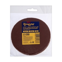Круг абразивный шлифовальный под "липучку" ТУНДРА, 115 мм, Р60, 10 шт.