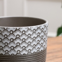 Горшок цветочный "Хоккайдо" серый бук №3 2,79 л Горшок цветочный "Хоккайдо" серый бук №3 2,79 л