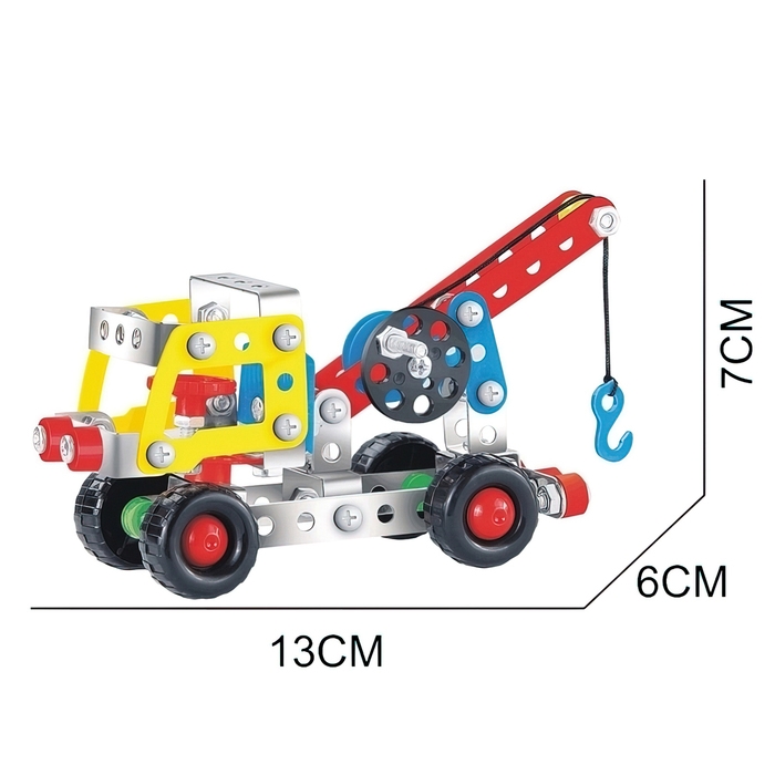 Конструктор металлический &laquo;Эвакуатор&raquo;, 135 деталей