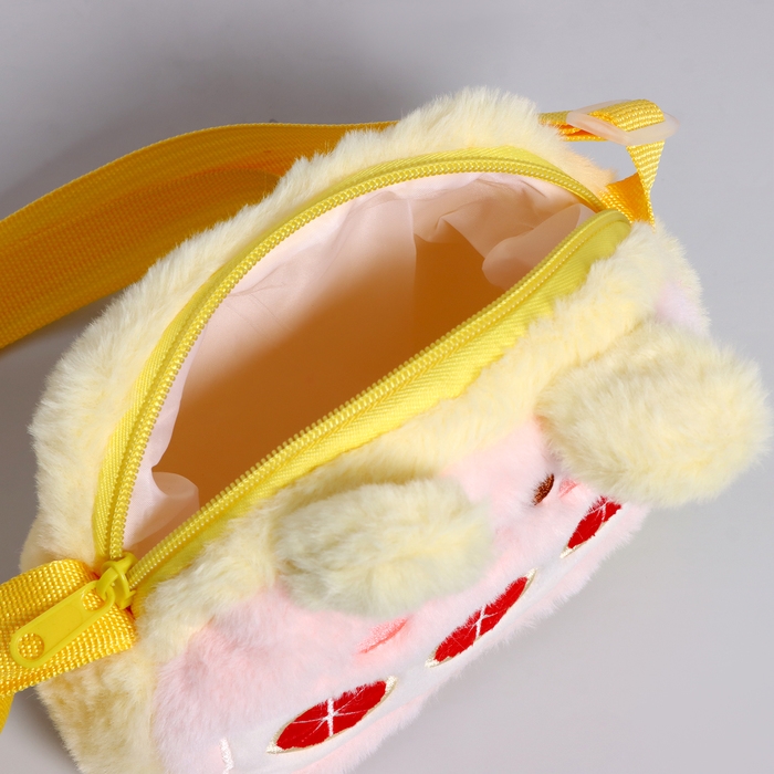 Сумка детская &laquo;Зайка&raquo;, 18 см, цвет желтый