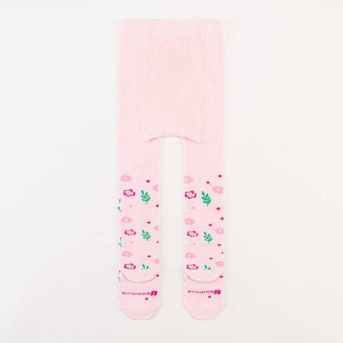 Колготки Крошка Я &laquo;Цветочки&raquo;, цвет розовый, рост 98-104 см