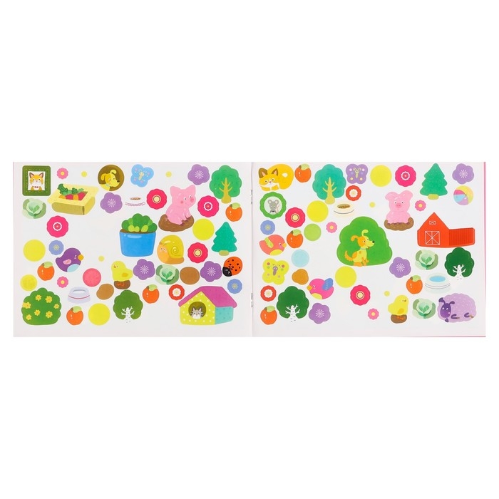 Книжка с наклейками &laquo;Домашние животные&raquo;