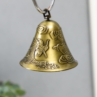 Колокольчик бронза "Дракон и Феникс" d=6 см Колокольчик бронза "Дракон и Феникс" d=6 см