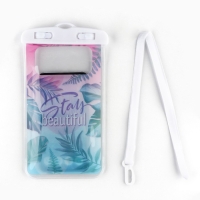 Водонепроницаемый чехол «Stay beautiful», 12 х 21 см Водонепроницаемый чехол «Stay beautiful», 12 х 21 см