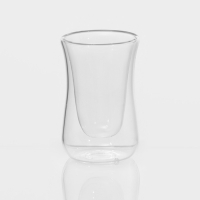 Стакан стеклянный с двойными стенками &laquo;Дуо&raquo;, 70 мл, 6&times;6&times;9 см