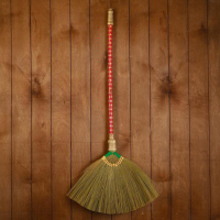 Метла "Сатива" бамбук 40х5,5х10 см , микс