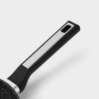 Сковорода Magistro Warrior, d=26 см, h=4,9 см, ручка soft-touch, антипригарное покрытие, индукция, цвет чёрный