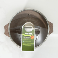 Кастрюля &laquo;Гранит Brown&raquo;, 3 л, d=24 см, h=19.5 см, антипригарное покрытие, цвет коричневый