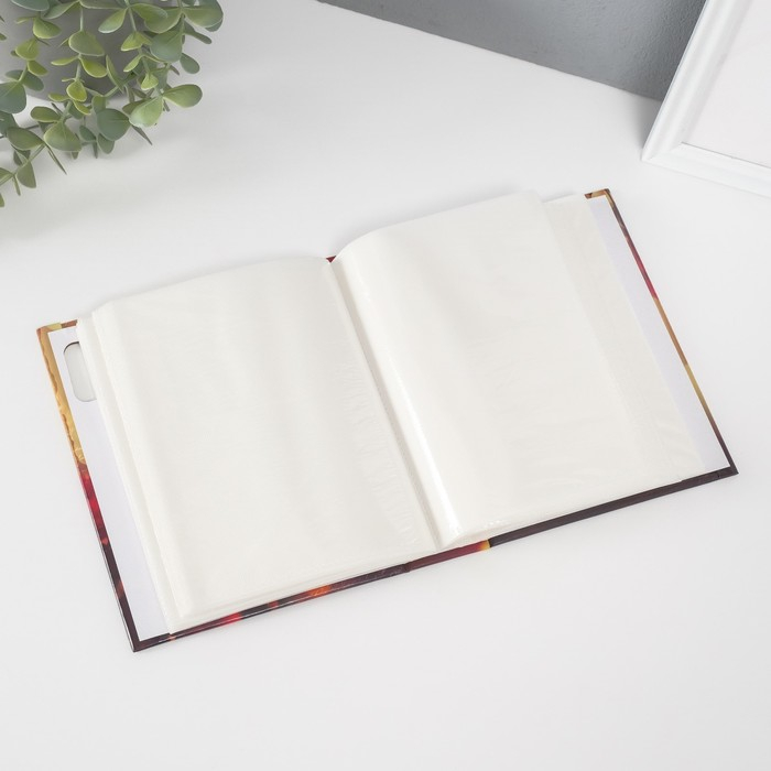 Фотоальбом 100 фото 13х18 см с окном "Нежный букет" 15,5х19,5 см