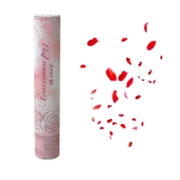 Пневмохлопушка «Лепестки роз», алые, 30 см Пневмохлопушка «Лепестки роз», алые, 30 см