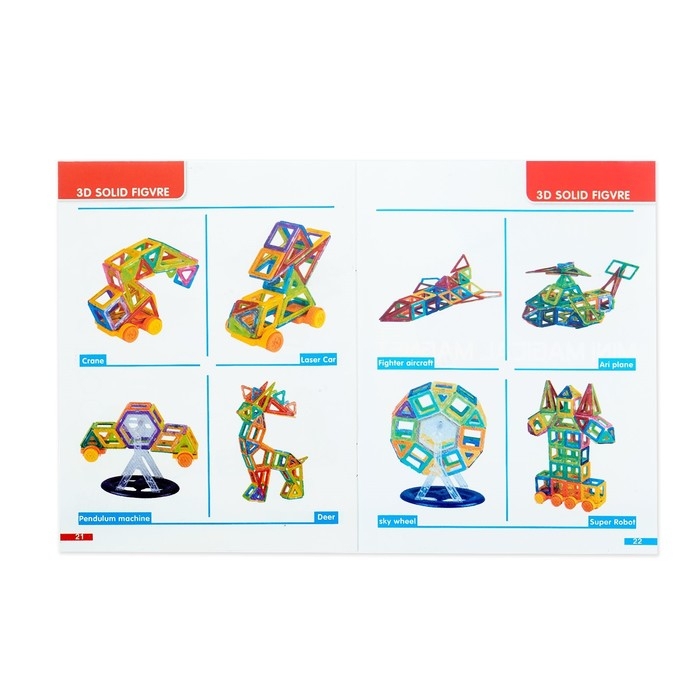 Конструктор магнитный &laquo;Мини магический магнит&raquo;, 32 детали