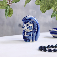 Сувенир &laquo;Еж&raquo;, 9 см, гжель