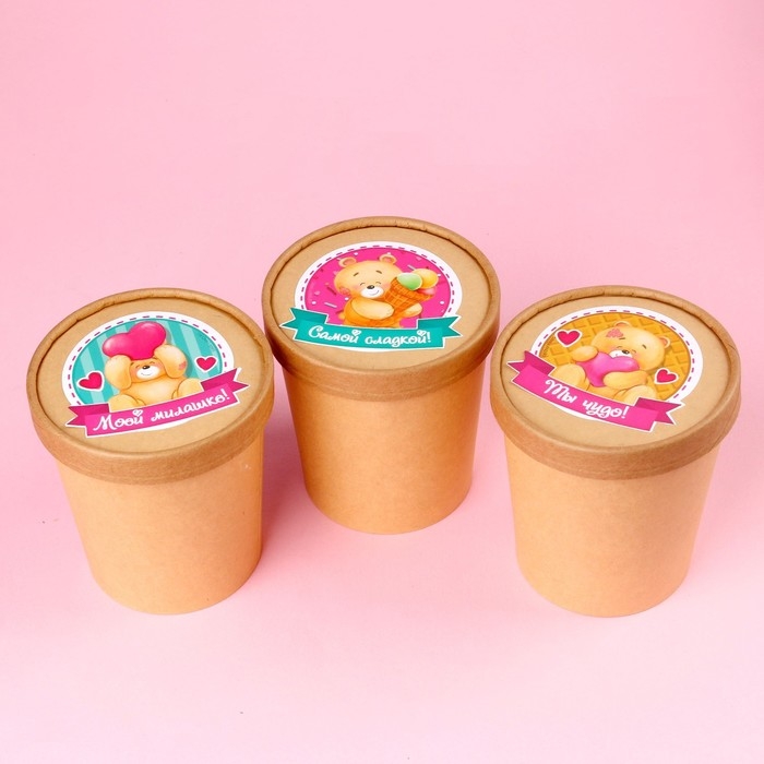 Мягкая игрушка &laquo;Самой сладкой&raquo;, медведь, цвета МИКС, в шоубоксе