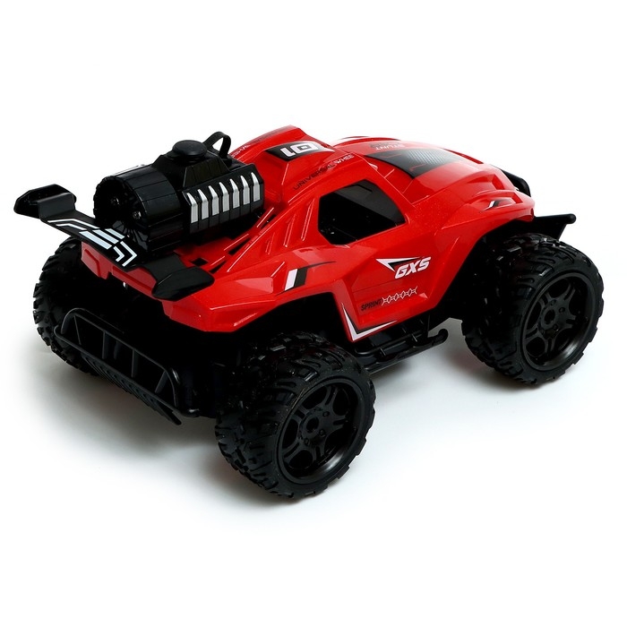 Джип радиоуправляемый &laquo;Вездеход&raquo;, с эффектом дыма, цвет красный