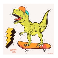 Декор на стену «Динозавр», 5 карточек в комплекте Декор на стену «Динозавр», 5 карточек в комплекте