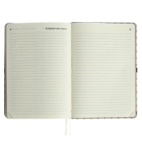 Ежедневник датированный 2024 A5 176 листов, deVENTE.Chelsea, твёрдая обложка из искусственной кожи, коричневый срез, магнитный хлястик, ляссе, кремовый блок 70 г/м2, бежевый