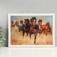 Фоторамка 21х30 см (7N92) белый (пластиковый экран)