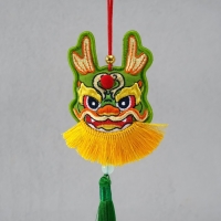 Подвеска-саше текстиль "Дракон" зелёная 2х7,5х24 см Подвеска-саше текстиль "Дракон" зелёная 2х7,5х24 см