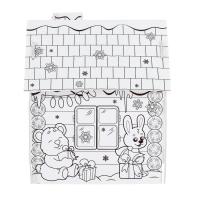 Домик-раскраска 3 в 1 &laquo;Новогодний хоровод&raquo;