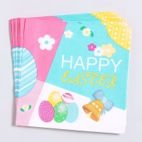 Салфетки бумажные &laquo;Счастливой пасхи&raquo; 33х33 см, набор 20 шт