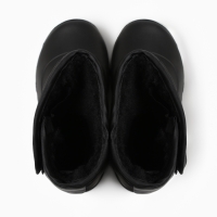 Сапоги детские из ЭВА с комбинированным верхом (чёрный, 33)