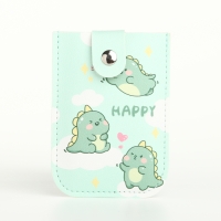 Картхолдер на кнопке, цвет зелёный Картхолдер на кнопке, цвет зелёный