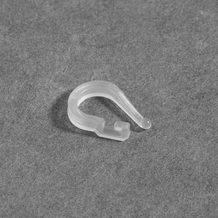 Кольцо для римских штор, разъёмное, d = 14 мм, 20 шт, цвет прозрачный Кольцо для римских штор, разъёмное, d = 14 мм, 20 шт, цвет прозрачный