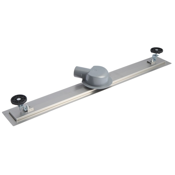 Трап линейный AFLORN AF20107-80, 800х70 мм, c флaнцeм своб. вращения 360&deg;, нерж. сталь