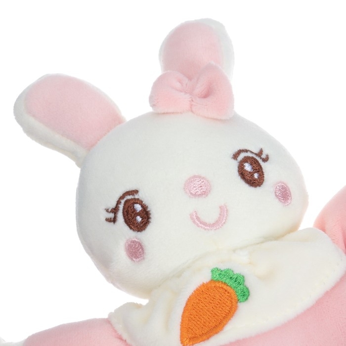 Погремушка мягкая на кольце &laquo;Милая зайка&raquo;, Крошка Я