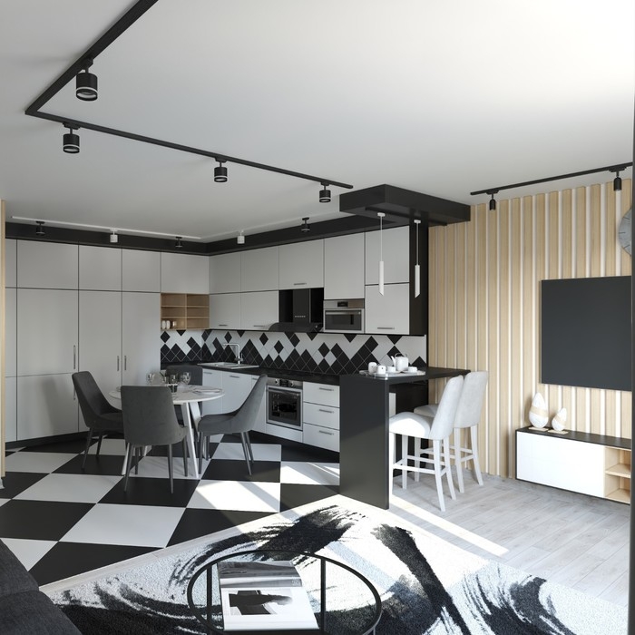 Светильник трек-й повор светод ARTLINE 55х200 10Вт 800Лм 4000К 230В, алюм 5,3м&sup2; бел 59704 3