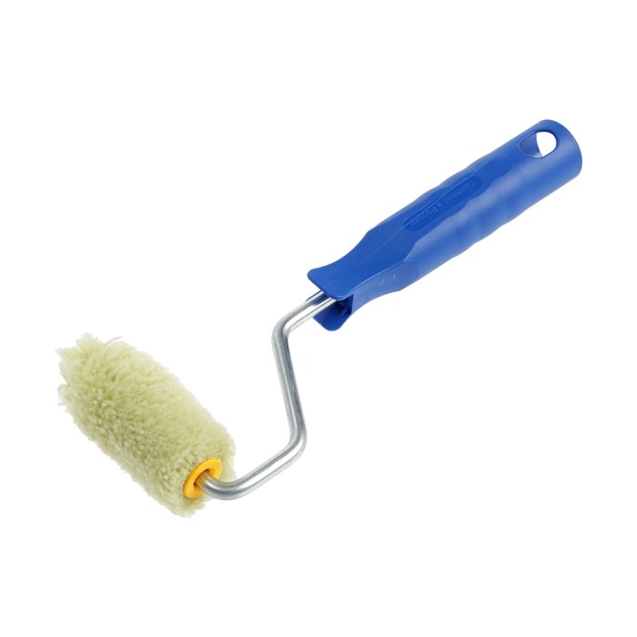 Мини-валик ТУНДРА, полиакрил, 60 мм, рукоятка d=6 мм, D=15 мм, ворс 12 мм, зеленый Мини-валик ТУНДРА, полиакрил, 60 мм, рукоятка d=6 мм, D=15 мм, ворс 12 мм, зеленый