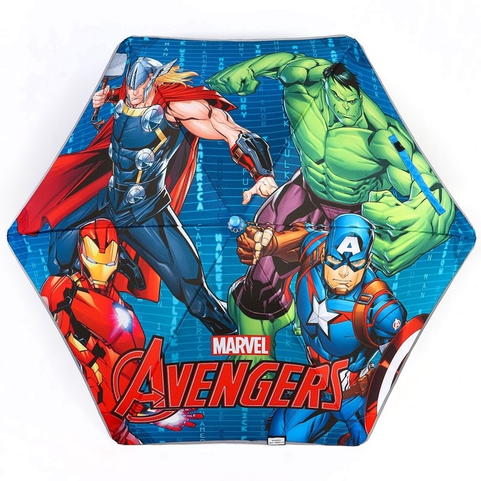 Зонт детский. Мстители, 6 спиц d=90 см Зонт детский. Мстители, 6 спиц d=90 см