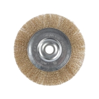 Щетка металлическая для УШМ ЛОМ, плоская, посадка 22 мм, 200 мм