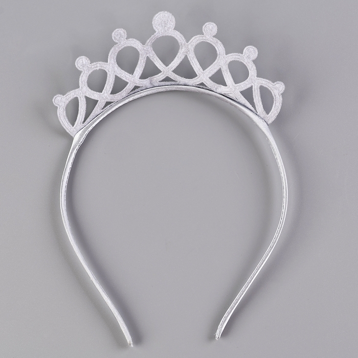 Карнавальный набор &laquo;Стильная принцесса&raquo;: ободок, платье голубое с лебедями, рост 98-104 см