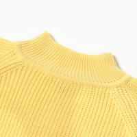 Свитер для девочки MINAKU, цвет жёлтый, рост 128 см