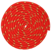 Скакалка для художественной гимнастики Grace Dance, 3 м, цвет красный/салатовый Скакалка для художественной гимнастики Grace Dance, 3 м, цвет красный/салатовый