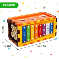 Развивающий сортер с металлофоном «Весёлый малыш» Развивающий сортер с металлофоном «Весёлый малыш»