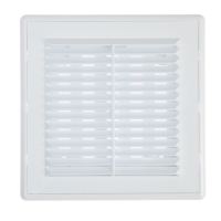 Решетка вентиляционная "КосмоВент" ЛРР162, 162 х 162 мм, сетка, разъемная, регулируемая