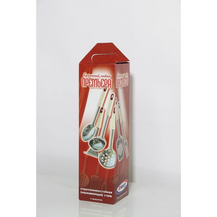 Набор кухонный &laquo;Премьера&raquo;, d=35 см, h=30 см, толщина 1,2 мм, 6 предметов