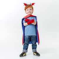 Карнавальный набор «Дракон огня», плащ и ободок Карнавальный набор «Дракон огня», плащ и ободок