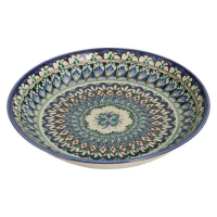 Ляган Риштанская Керамика "Узоры", 25 см, синий Ляган Риштанская Керамика "Узоры", 25 см, синий